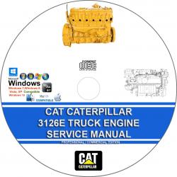 Cat Caterpillar 3126E Truck Engine Workshop Service Repair Manual on CD