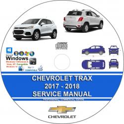 Chevrolet Trax 2017 - 2018 Service Repair Manual on DVD