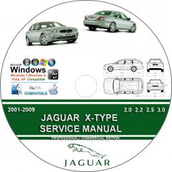 Jaguar X-Type 2.0 2.2 2.5 3.0 Service Repair Manual on CD 2001-2009 ...